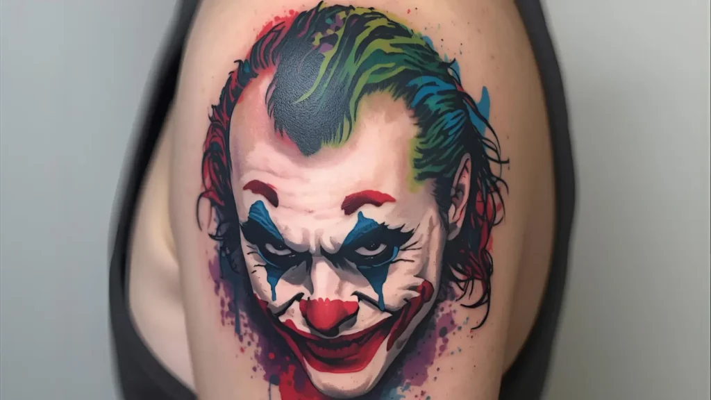 joker tattoo