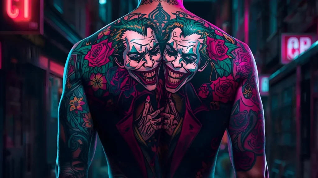 joker tattoos