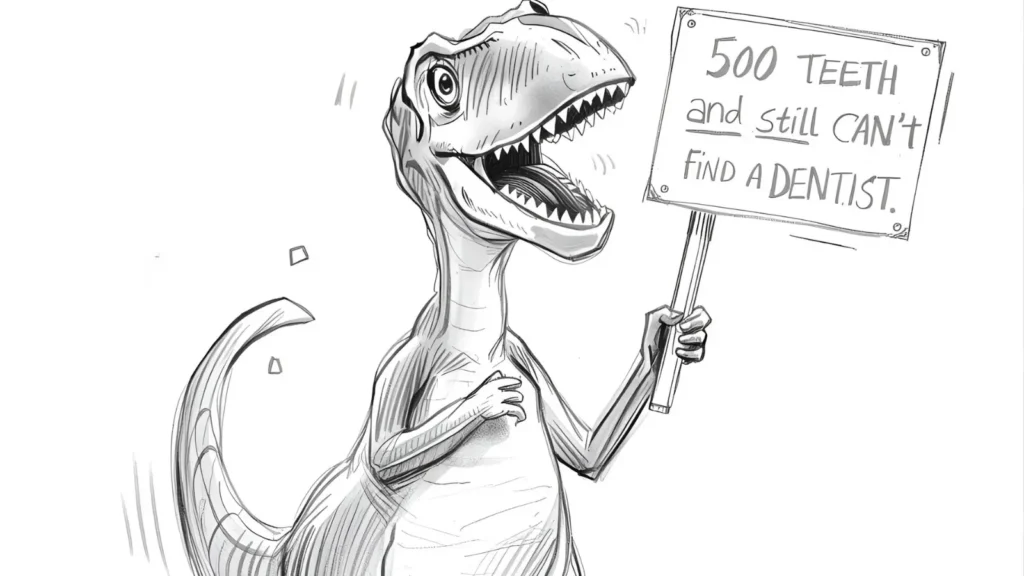 what dinosaur has 500 teeth joke