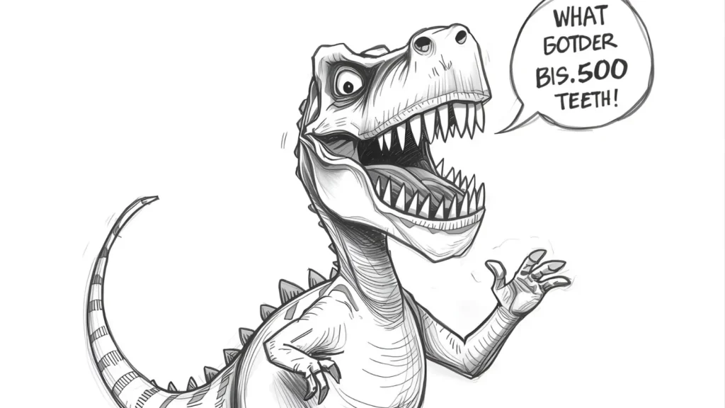 what dinosaur has 500 teeth joke