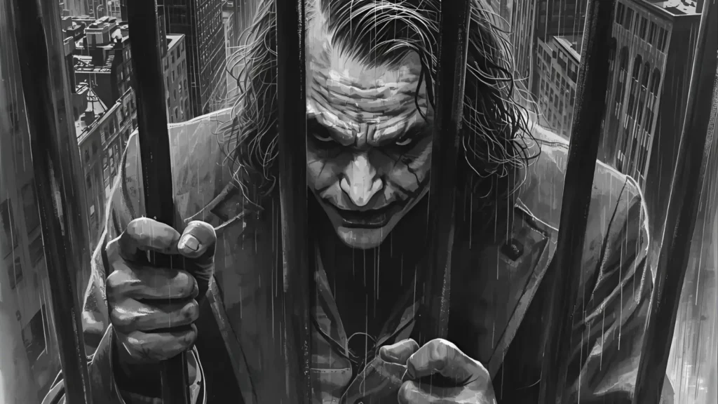 the dark knight joker locked up images